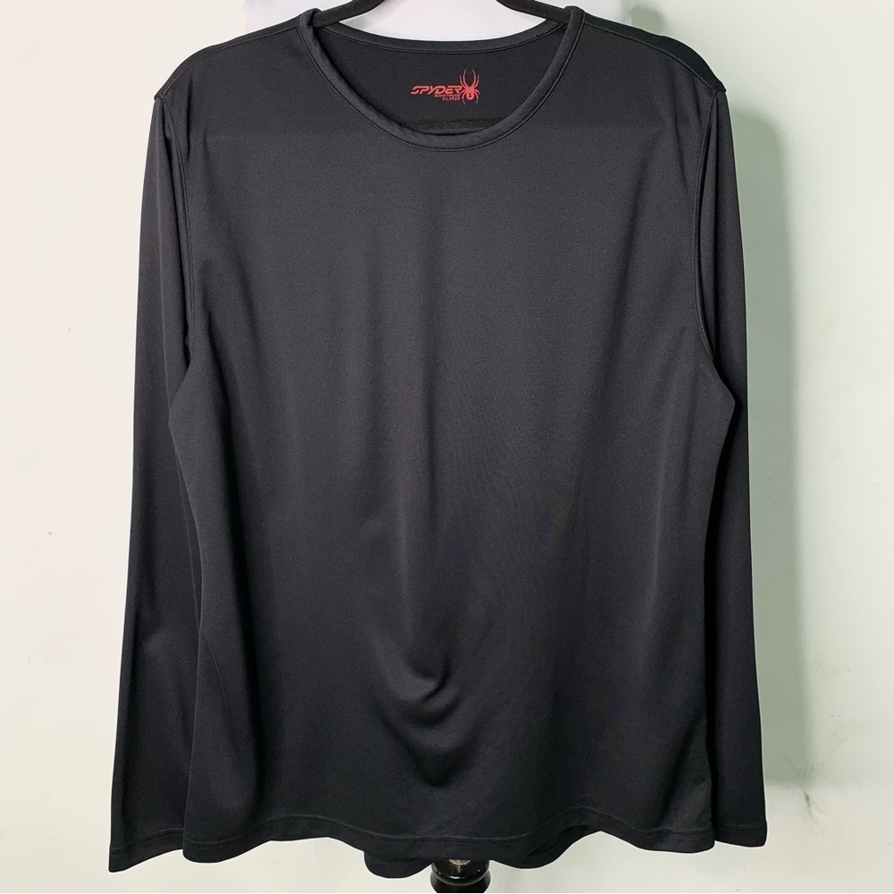 Spyder Black  Long Sleeve Baselayer Shirt Size XL